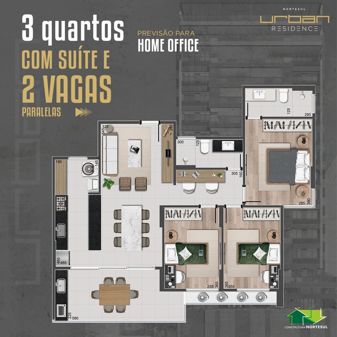 Imagem Apartamento com 3 Quartos à Venda, 120 m² em Santa Helena - Juiz de Fora