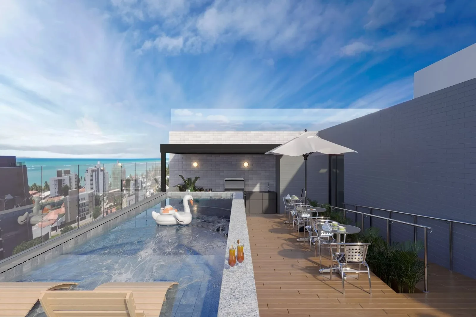 Imagem Flat com 1 Quarto à Venda, 22 m² em Ponta de Campina - Cabedelo