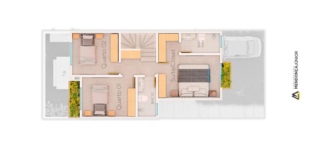 Imagem Casa de Condomínio com 3 Quartos à Venda, 91 m² em Neópolis - Natal