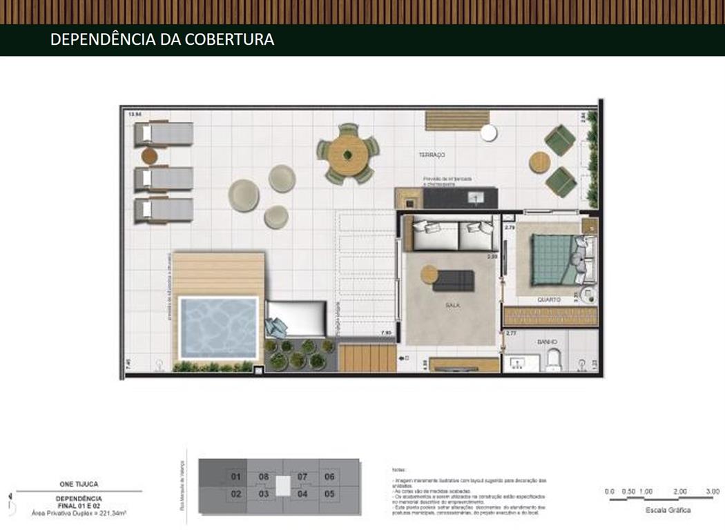 Foto do imóvel: Cobertura com 4 Quartos à Venda, 221 m² em Tijuca - Rio de Janeiro