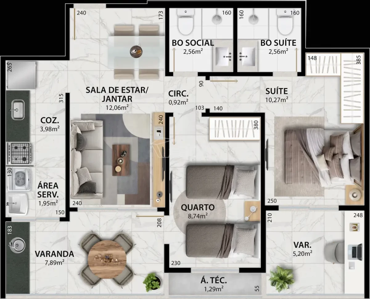 Imagem Apartamento com 2 Quartos à Venda, 171 m² em Praia de Itaparica - Vila Velha Imagem Apartamento com 2 Quartos à Venda, 171 m² em Praia de Itaparica - Vila Velha