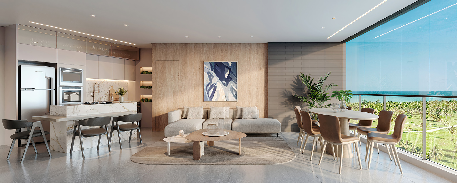 Imagem Apartamento com 2 Quartos à Venda, 59 m² em  - 