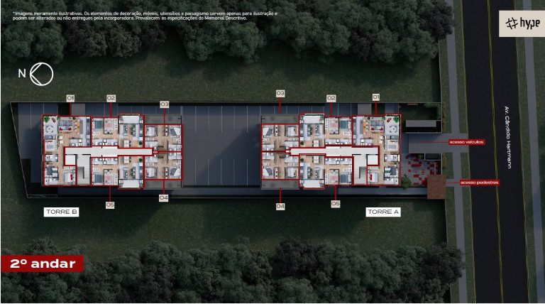 Imagem Apartamento com 2 Quartos à Venda, 58 m²em Santa Felicidade - Curitiba