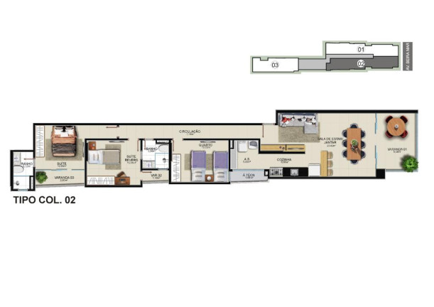 Imagem Apartamento com 3 Quartos à Venda, 235 m² em Praia do Morro - Guarapari