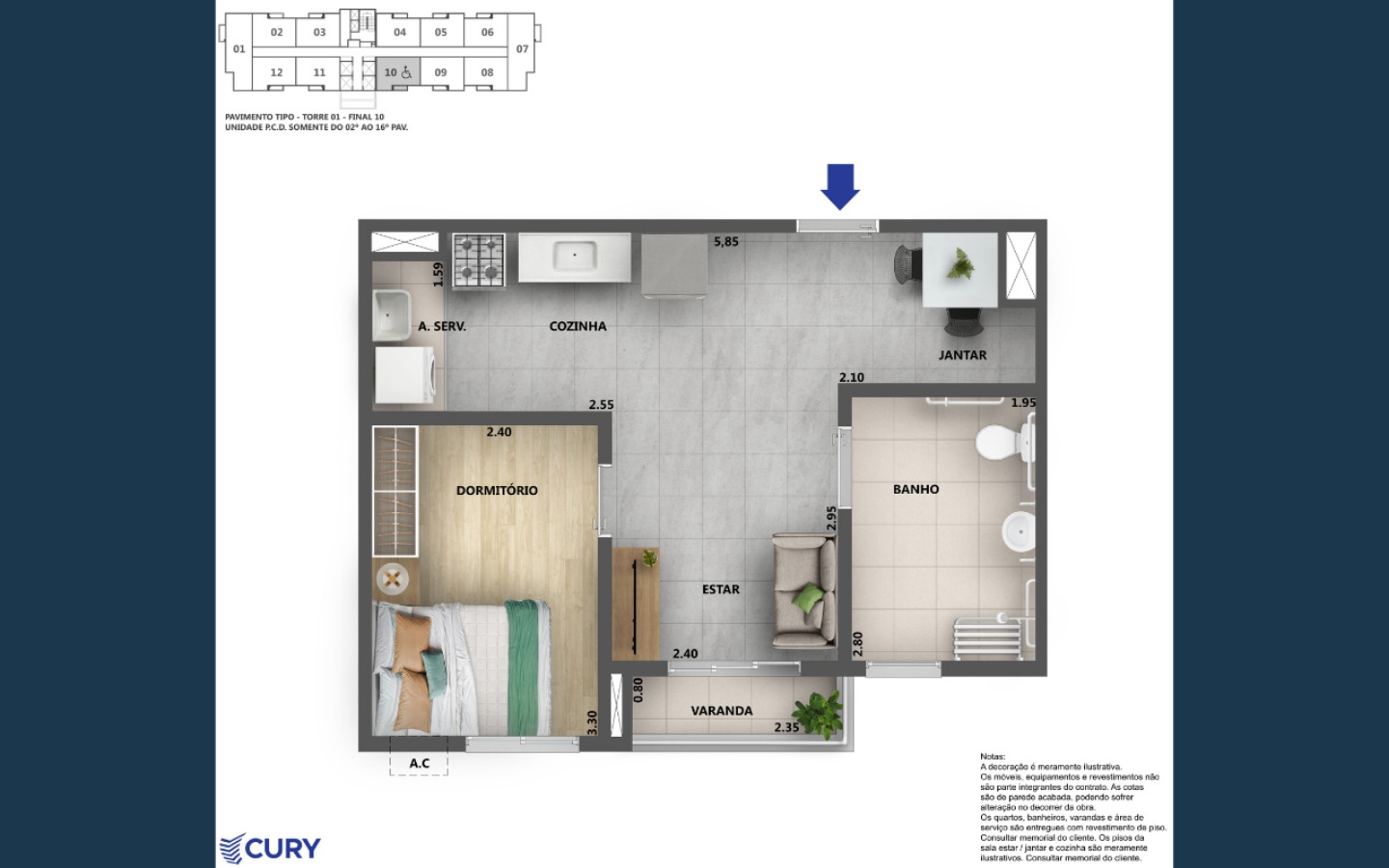 Imagem Apartamento com 3 Quartos à Venda, 64 m² em Irajá - Rio de Janeiro