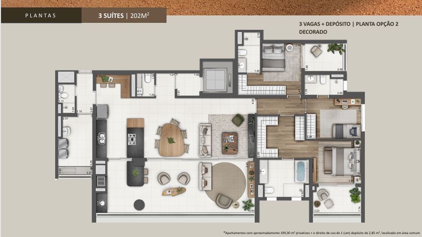 Imagem Apartamento com 4 Quartos à Venda, 201 m² em Cidade Monções - São Paulo