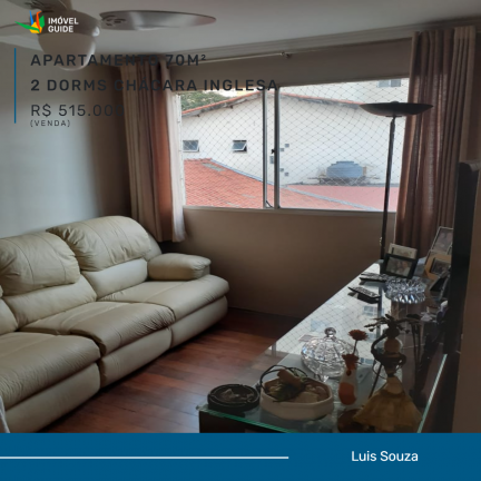 Apartamento com 2 Quartos à Venda, 70 m² em Chácara Inglesa - São Paulo