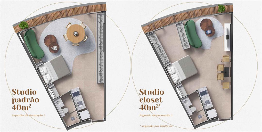 Imagem Studio com 1 Quarto à Venda, 40 m²em Barra da Tijuca - Rio de Janeiro