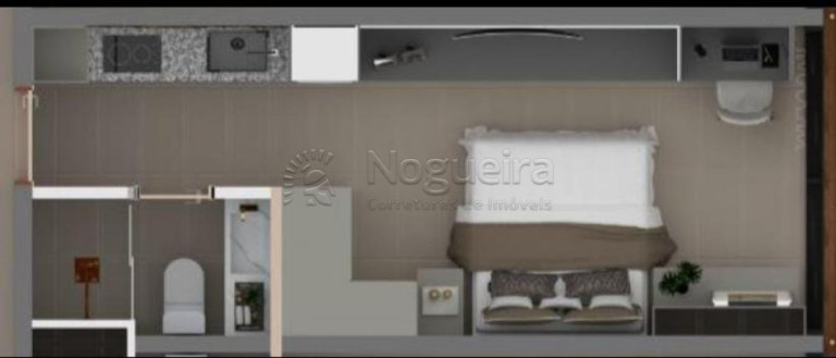 Flat com 1 Quarto à Venda, 22 m² em Porto de Galinhas - Ipojuca