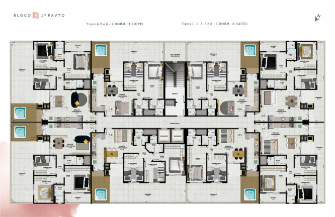 Imagem Apartamento com 3 Quartos à Venda, 75 m² em Santa Catarina - Criciúma