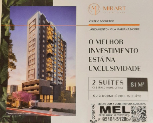 Imagem Apartamento com 2 Quartos à Venda, 81 m² em Vila Mariana - São Paulo