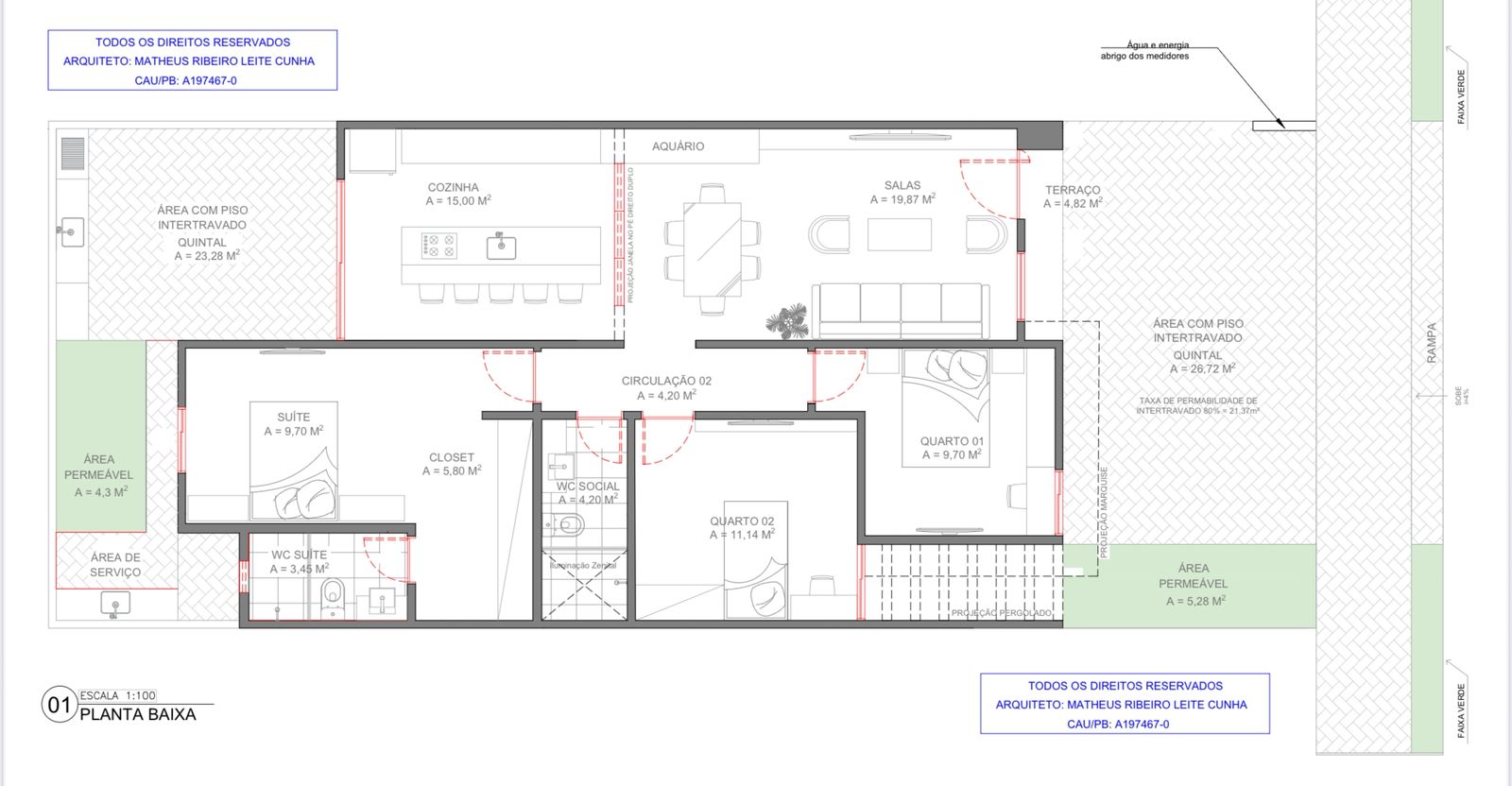 Foto do imóvel: Casa de Condomínio com 3 Quartos à Venda, 97 m² em Malvinas - Campina Grande