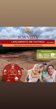 Imagem Terreno à Venda, 150 m² em Boa Vista - Aquiraz