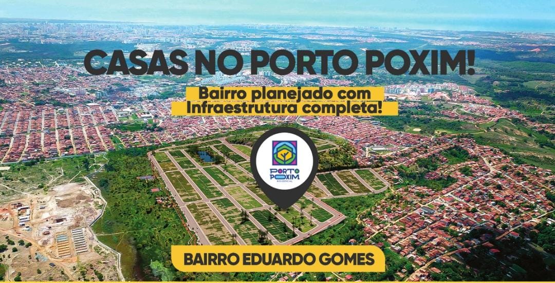 Casa com 3 Quartos à Venda, 65 m² em Conjunto Eduardo Gomes - São Cristóvão