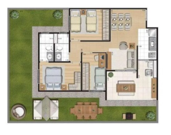 Imagem Apartamento com 3 Quartos à Venda, 131 m² em Cambuci - São Paulo
