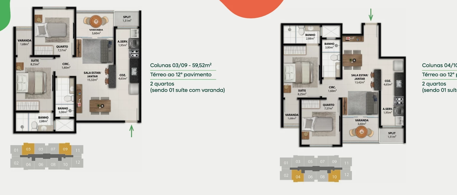 Foto do imóvel: Apartamento com 2 Quartos à Venda, 5.500 m² em Santa Inês - Vila Velha