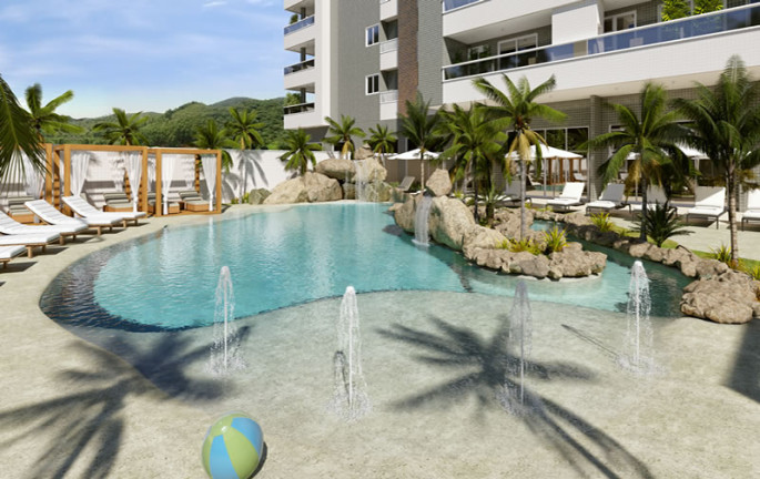 Imagem Apartamento com 3 Quartos à Venda, 101 m²em Toninhas - Ubatuba