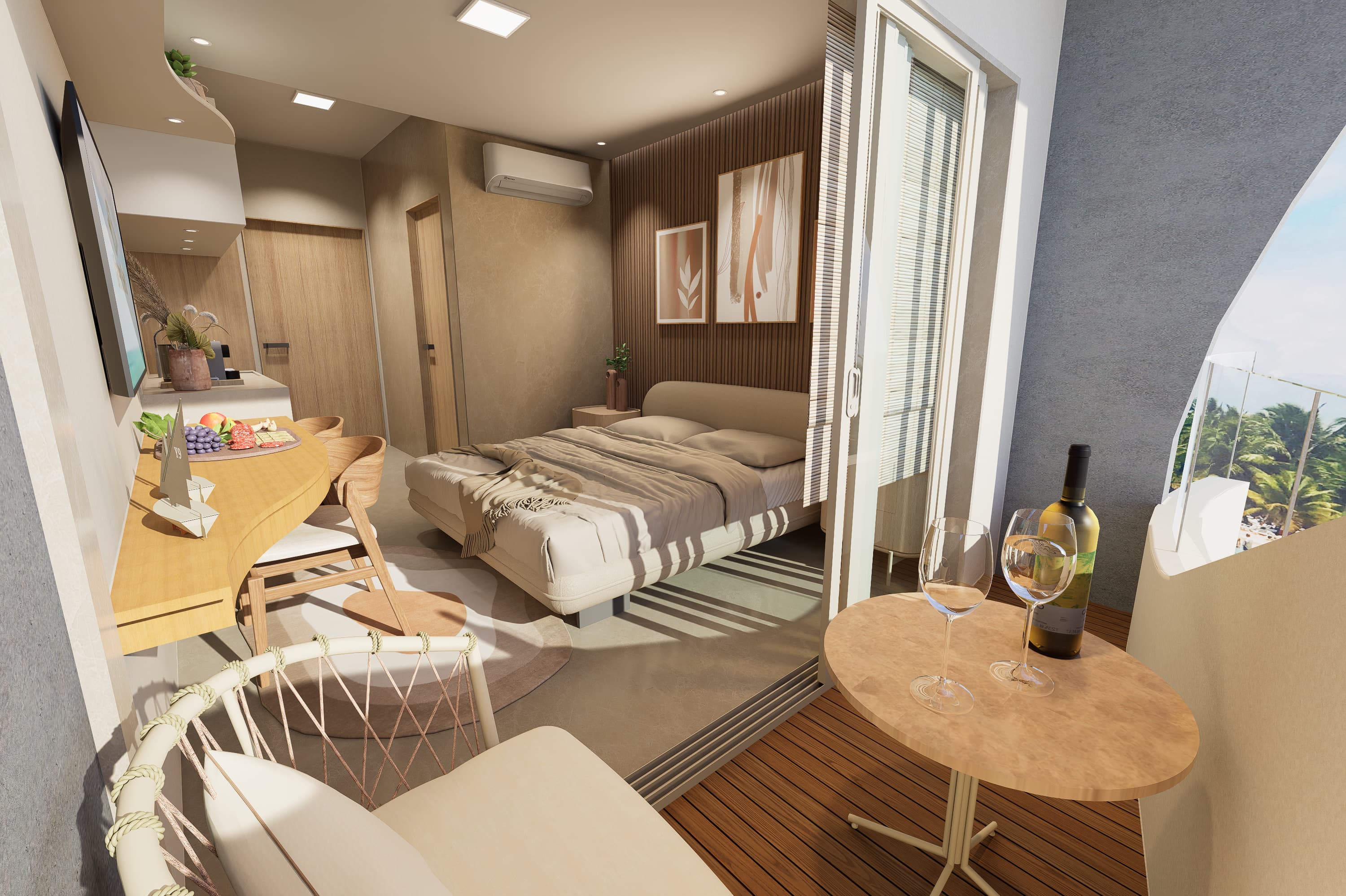 Foto do imóvel: Flat com 1 Quarto à Venda, 22 m² em Centro - Tamandaré