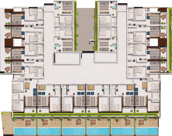 Imagem Apartamento com 1 Quarto à Venda, 25 m² em Praia dos Carneiros - Tamandaré