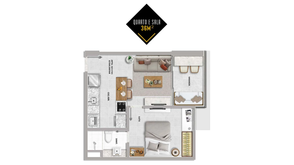 Foto do imóvel: Apartamento com 1 Quarto à Venda, 22 m²em Barra - Salvador
