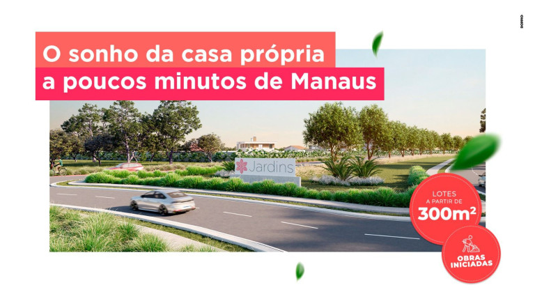 Terreno à Venda, 300 m² em IRANDUBA - Iranduba