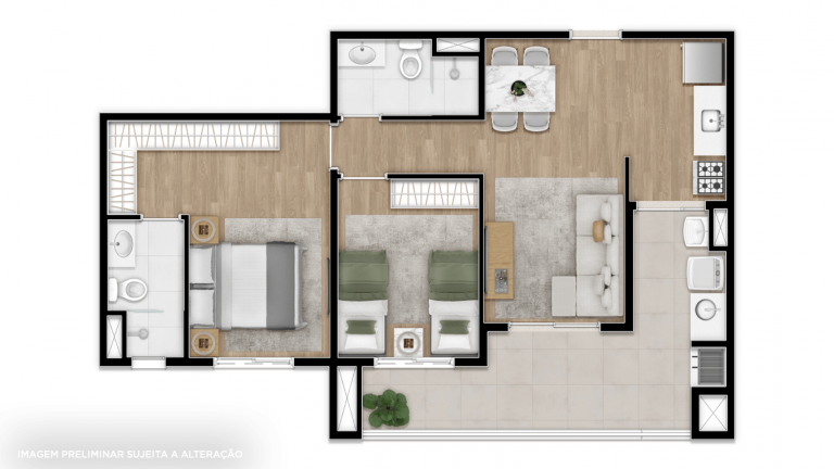 Imagem Apartamento com 2 Quartos à Venda, 62 m²em Vila Ipojuca - São Paulo