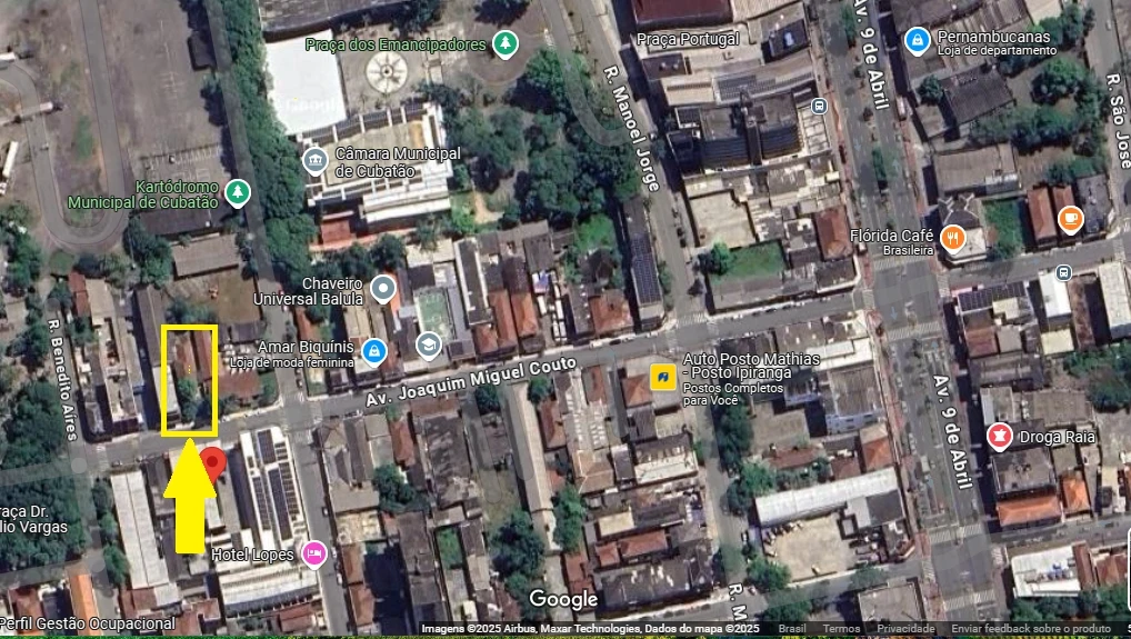 Terreno à Venda, 400 m² em Vila Paulista - Cubatão