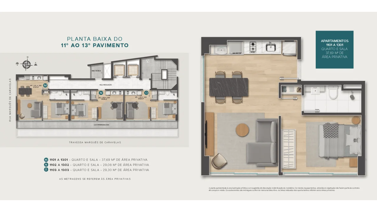 Imagem Apartamento com 1 Quarto à Venda, 22 m²em Barra - Salvador