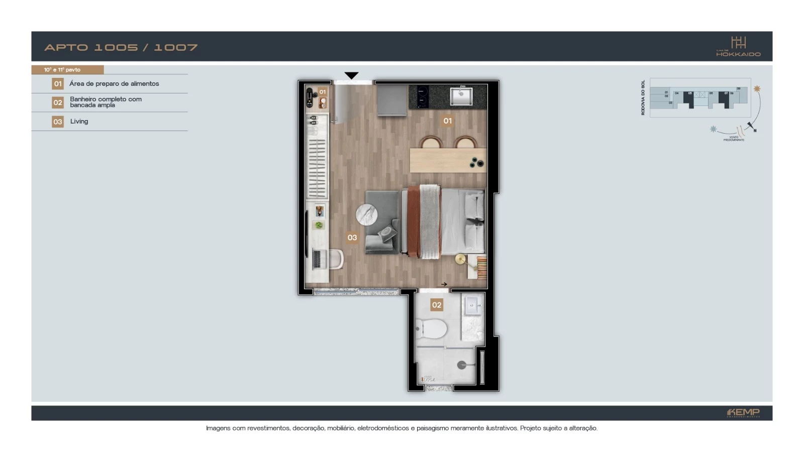Imagem Apartamento com 1 Quarto à Venda, 40 m² em Praia de Itaparica - Vila Velha