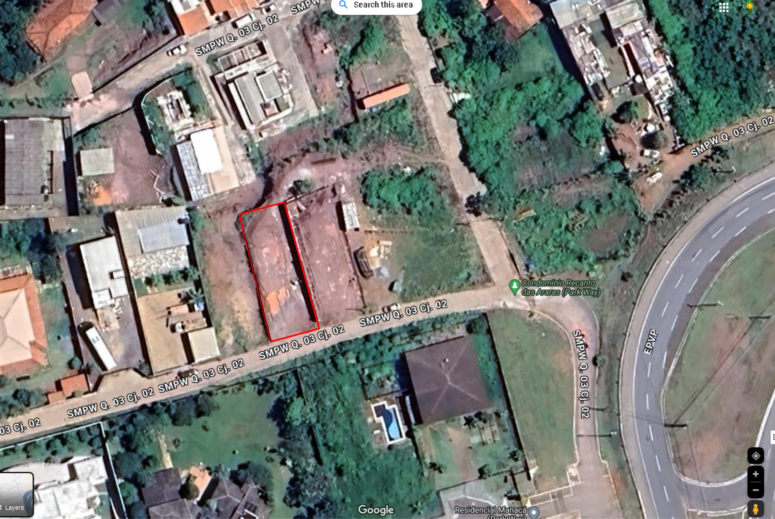 Imagem Terreno à Venda, 424 m²em Setor Habitacional Arniqueira (Águas Claras) - Brasília