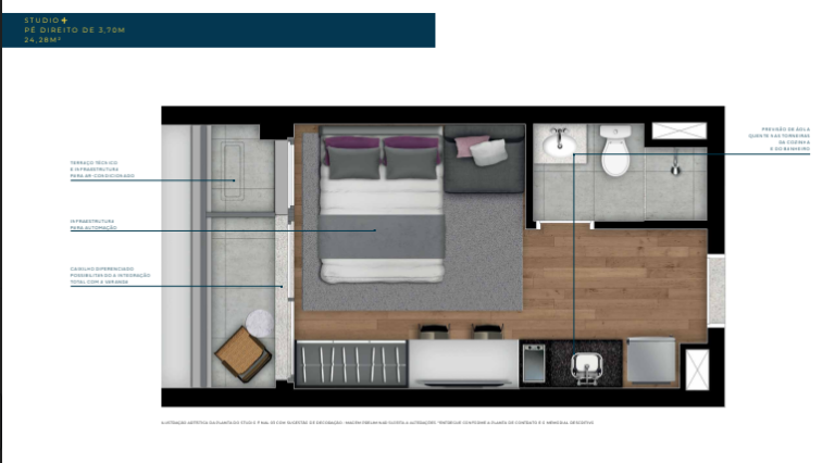 Imagem Studio com 1 Quarto à Venda, 26 m² em Vila Mariana - São Paulo