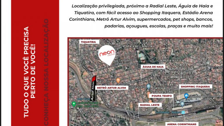 Imagem Apartamento com 2 Quartos à Venda, 3 m² em Jardim Nordeste - São Paulo