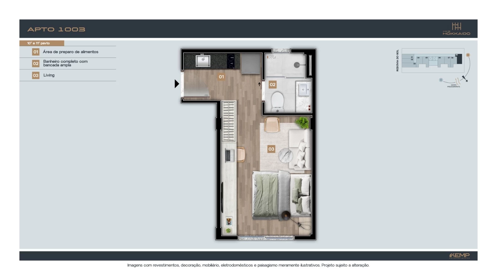 Imagem Apartamento com 1 Quarto à Venda, 40 m² em Praia de Itaparica - Vila Velha
