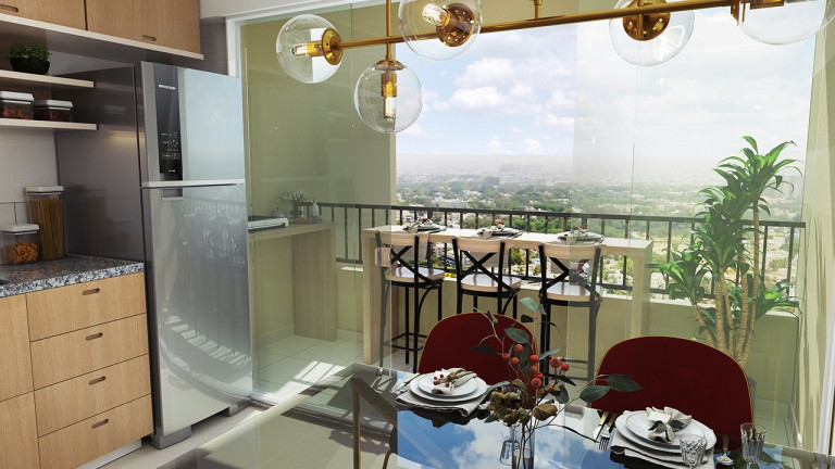 Imagem Apartamento com 3 Quartos à Venda, 76 m² em Parque Oeste Industrial - Goiânia