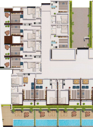 Imagem Apartamento com 1 Quarto à Venda, 25 m² em Praia dos Carneiros - Tamandaré