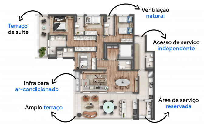 Imagem Apartamento com 4 Quartos à Venda, 184 metros em Perdizes - São Paulo