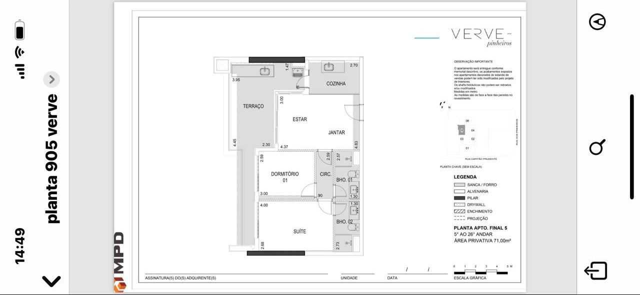 Foto do imóvel: Apartamento com 2 Quartos à Venda, 71 m² em Pinheiros - São Paulo
