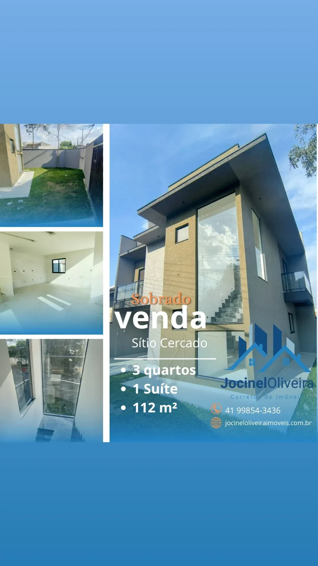 Imagem Sobrado com 3 Quartos à Venda, 100 m² em Xaxim - Curitiba