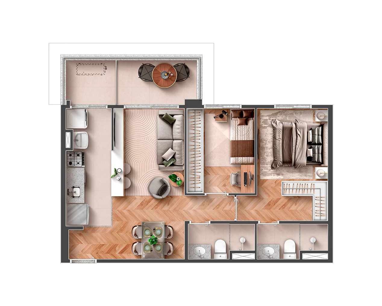 Imagem Apartamento com 2 Quartos à Venda, 55 m² em Vila Clementino - São Paulo