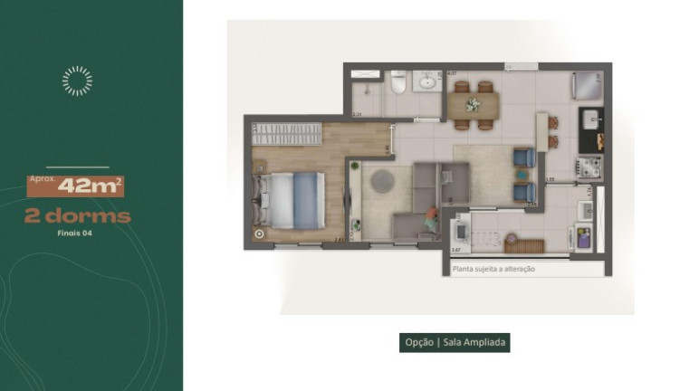 Imagem Apartamento com 2 Quartos à Venda, 42 m² em Água Branca - São Paulo