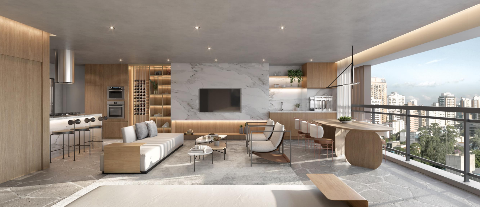 Apartamento com 3 Quartos à Venda, 154 m²em Campo Belo - São Paulo