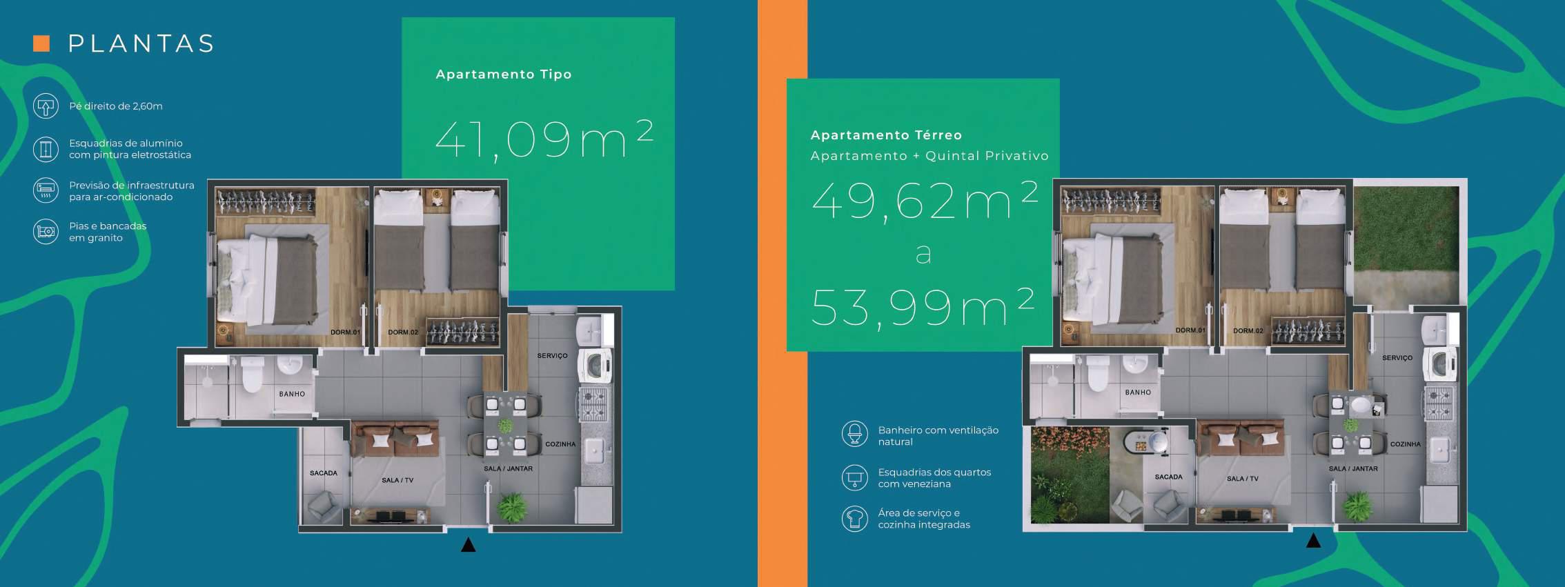 Imagem Apartamento com 2 Quartos à Venda, 41 m² em Parque das Árvores - Franca