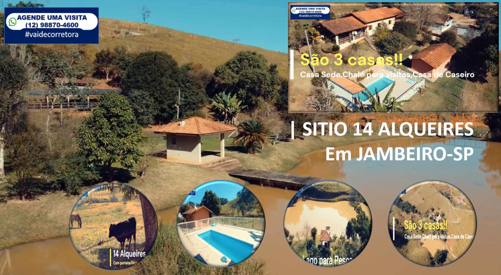 Chácara com 3 Quartos à Venda, 140.000 m²em JAMBEIRO - Jambeiro