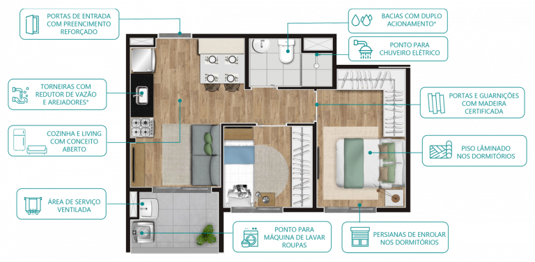 Imagem Apartamento com 2 Quartos à Venda, 40 m² em Vila Guilherme - São Paulo
