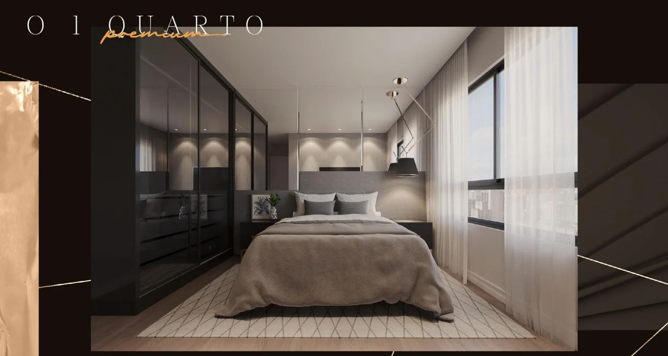 Apartamento com 2 Quartos à Venda, 57 m² em Centro - Curitiba