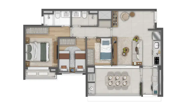 Imagem Apartamento com 3 Quartos à Venda, 25 m²em Pinheiros - São Paulo