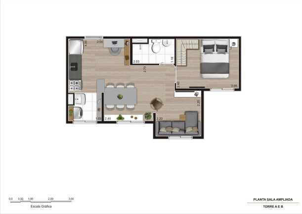 Imagem Apartamento com 2 Quartos à Venda, 35 m² em Vila Ré - São Paulo