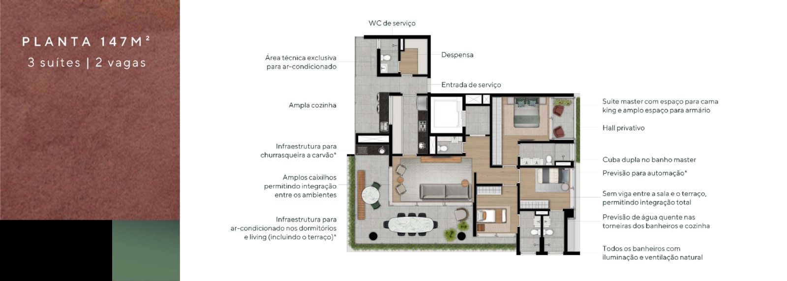 Imagem Apartamento com 4 Quartos à Venda, 194 m²em Moema - São Paulo