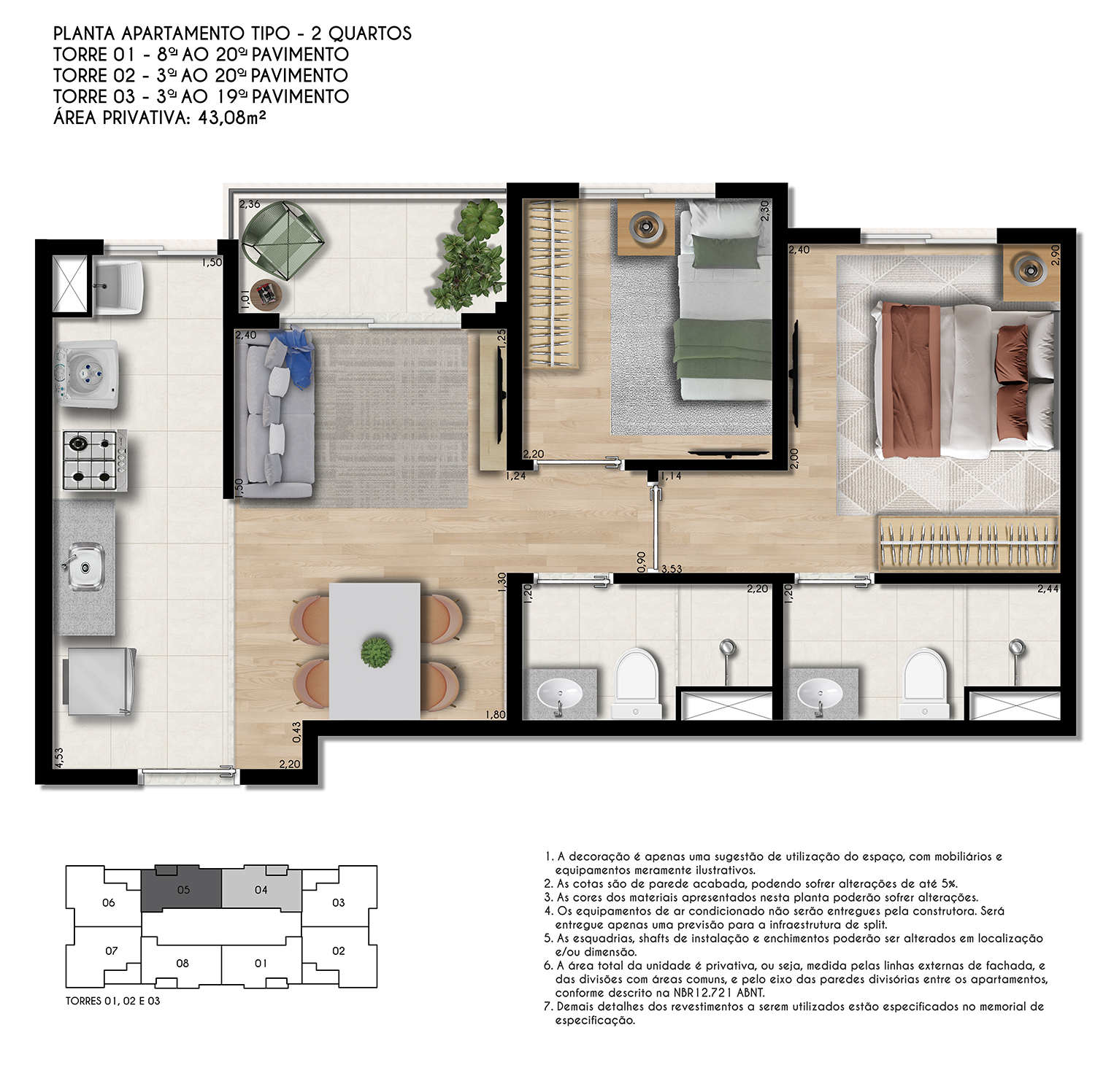 Imagem Apartamento com 2 Quartos à Venda, 44 m² em Água Branca - São Paulo