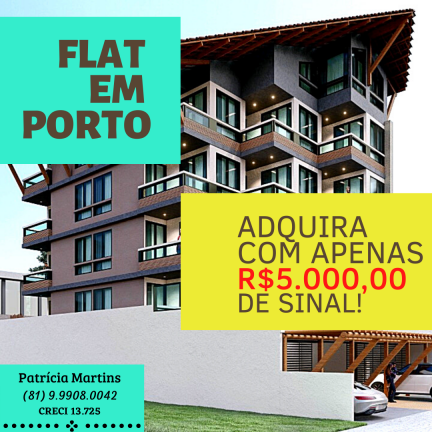 Apartamento com 1 Quarto à Venda, 30 m² em Merepe - Ipojuca